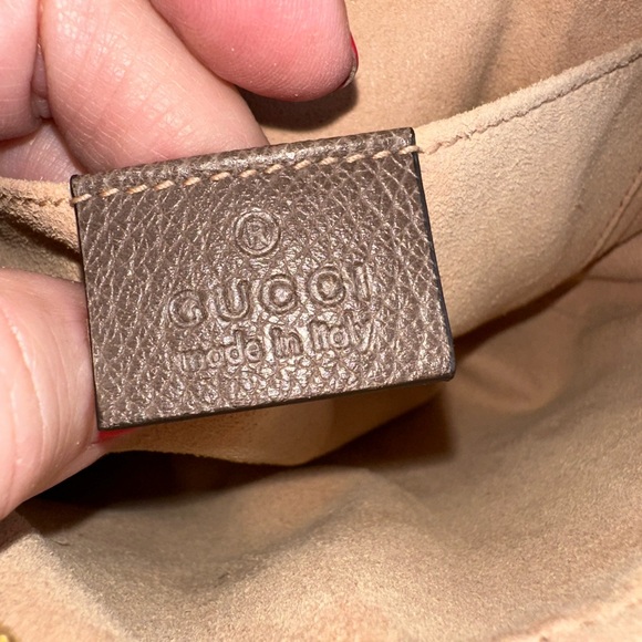 Gucci GG Supreme Monogram Ophidia Belt Bag & Leather Sz 85/34 Italy box dustbag - Picture 15 of 16